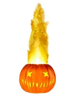 Spirit Halloween Light-Up Flaming Pumpkin - Trick 'r Treat