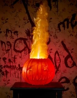 Spirit Halloween Light-Up Flaming Pumpkin - Trick 'r Treat -MELONHALLOW Sales 01490200 g