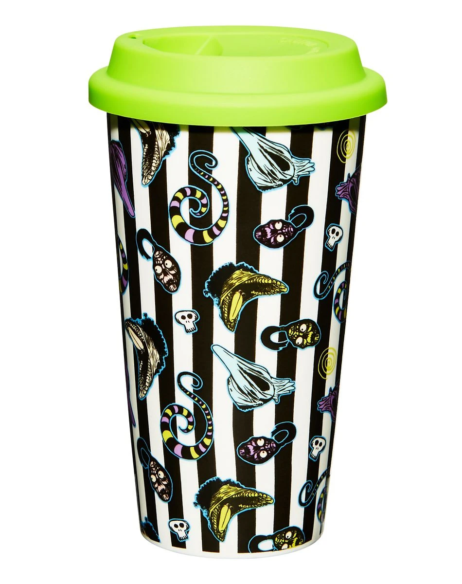 Spirit Halloween Beetlejuice Travel Mug - 14 oz. 3 Spirit Halloween Beetlejuice Travel Mug - 14 oz.