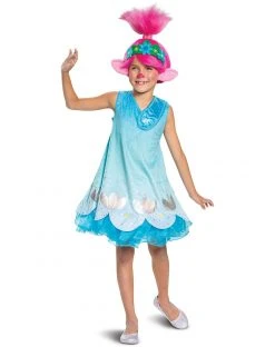 Spirit Halloween Kids Queen Poppy Costume - Trolls