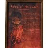 Spirit Halloween Rules of Halloween Sign - Trick 'r Treat -MELONHALLOW Sales 01493006 a