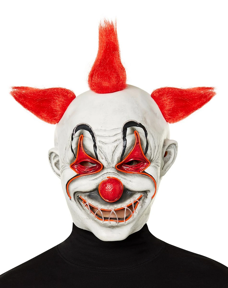 Spirit Halloween Light-Up Krazy Clown Mask 3 Spirit Halloween Light-Up Krazy Clown Mask