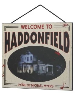 Spirit Halloween Haddonfield Home of Michael Myers Sign - Halloween 5 Spirit Halloween Haddonfield Home of Michael Myers Sign - Halloween -MELONHALLOW Sales 01494780 c