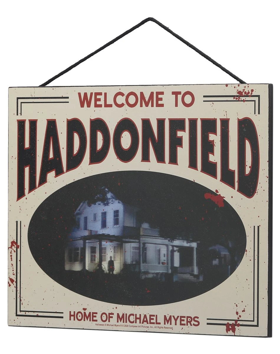 Spirit Halloween Haddonfield Home of Michael Myers Sign - Halloween 4 Spirit Halloween Haddonfield Home of Michael Myers Sign - Halloween - Image 2