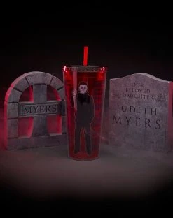 Spirit Halloween Stalker Not A Talker Michael Myers Tumbler 20 oz. - Halloween -MELONHALLOW Sales 01497155 e