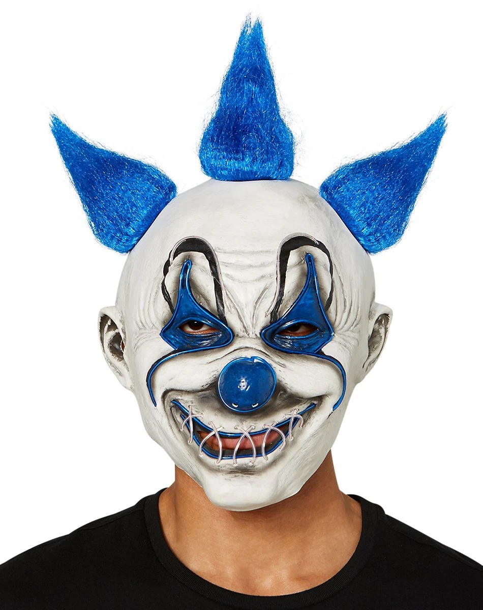 Spirit Halloween Light-Up Krazy Clown Full Mask 3 Spirit Halloween Light-Up Krazy Clown Full Mask
