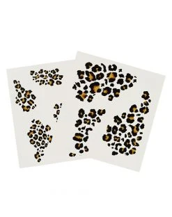 Spirit Halloween Cheetah Temporary Tattoos