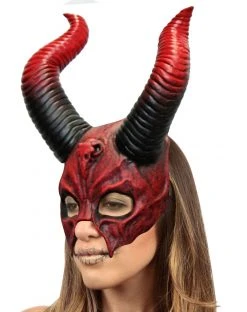 Spirit Halloween Devil Horn Half Mask 7 Spirit Halloween Devil Horn Half Mask -MELONHALLOW Sales 01499201 b