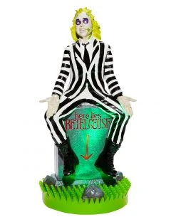 Spirit Halloween Light-Up LED Beetlejuice Statue