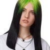 Spirit Halloween Green and Black Ombre Wig 2 Spirit Halloween Green and Black Ombre Wig -MELONHALLOW Sales 01506229 a