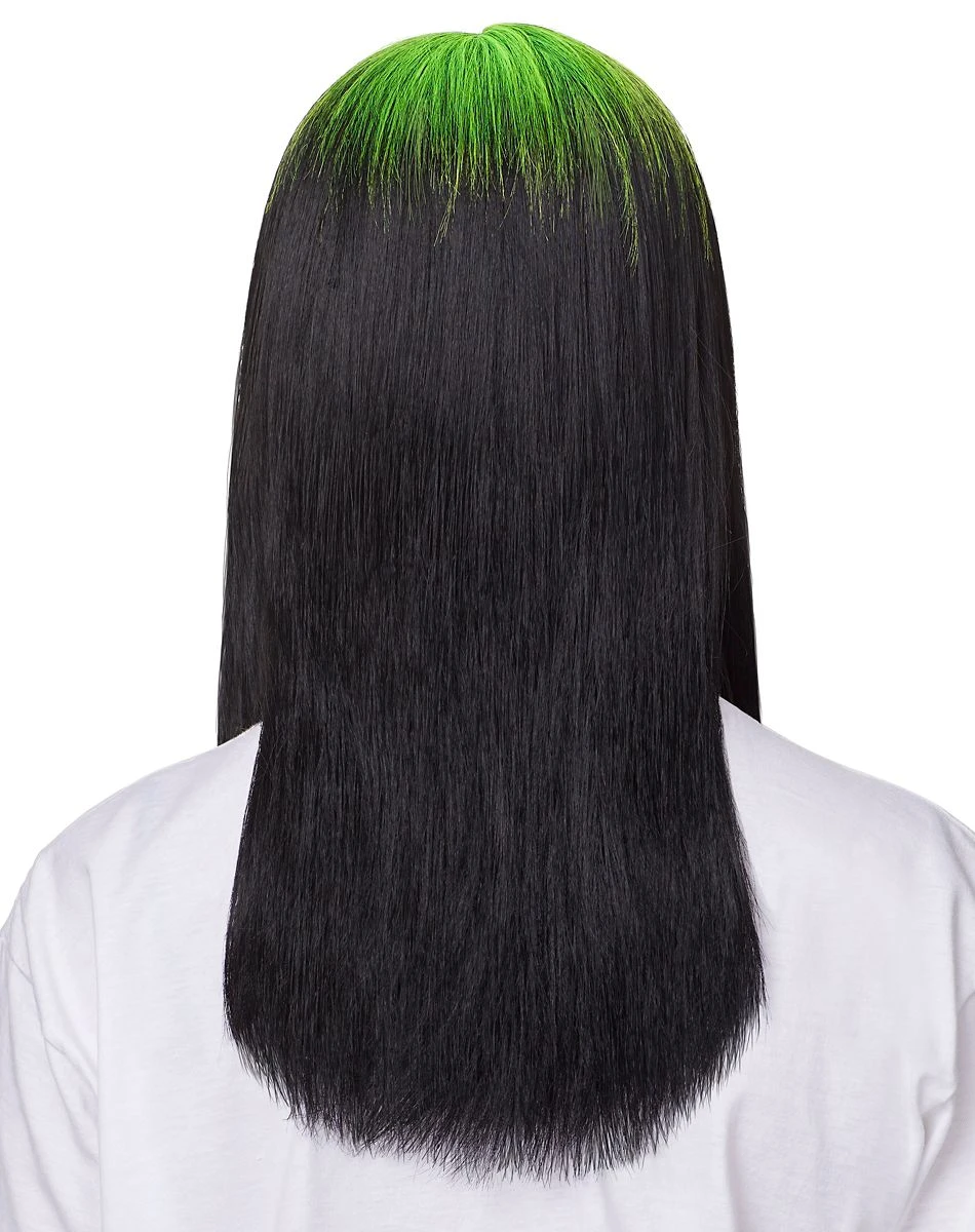 Spirit Halloween Green and Black Ombre Wig 4 Spirit Halloween Green and Black Ombre Wig - Image 2