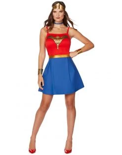 Spirit Halloween Adult Wonder Woman Dress - Wonder Woman 7 Spirit Halloween Adult Wonder Woman Dress - Wonder Woman -MELONHALLOW Sales 01508563 c
