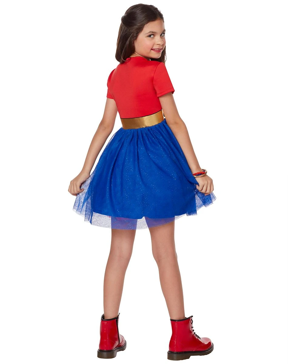 Spirit Halloween Kids Wonder Woman Dress 4 Spirit Halloween Kids Wonder Woman Dress - Image 2