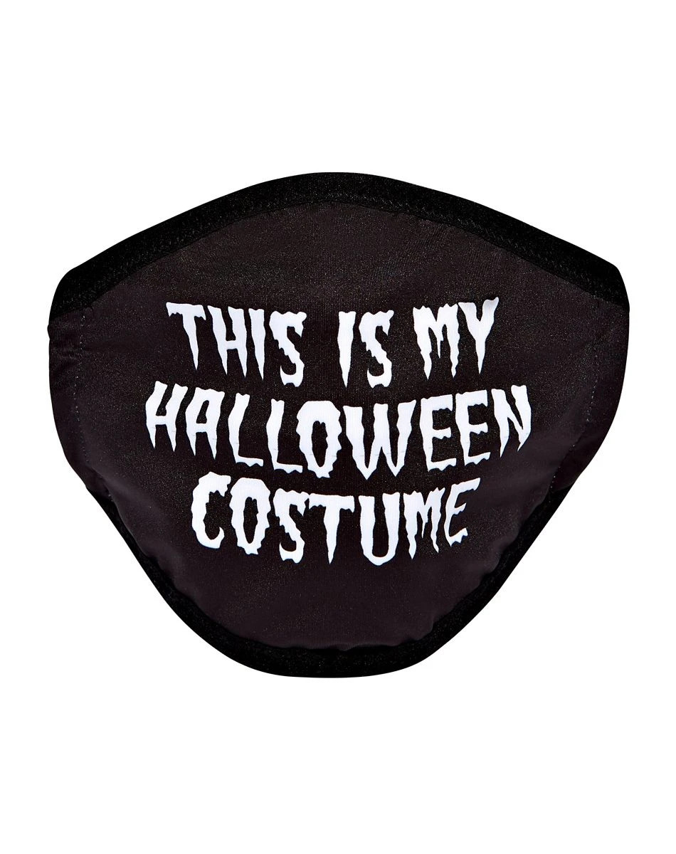 Spirit Halloween This Is My Halloween Costume Face Mask 3 Spirit Halloween This Is My Halloween Costume Face Mask