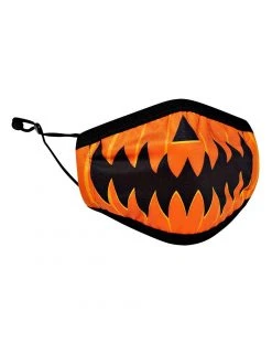 Spirit Halloween Kids Pumpkin Face Mask -MELONHALLOW Sales 01510148 b