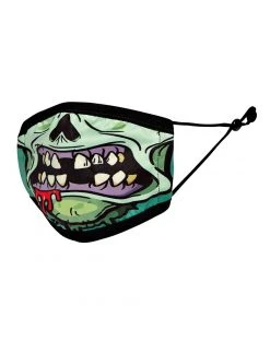 Spirit Halloween Kids Zombie Face Mask -MELONHALLOW Sales 01510163 c