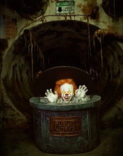 Spirit Halloween 21 Inch Pennywise Sewer Grate Animatronic Decoration - It Chapter Two