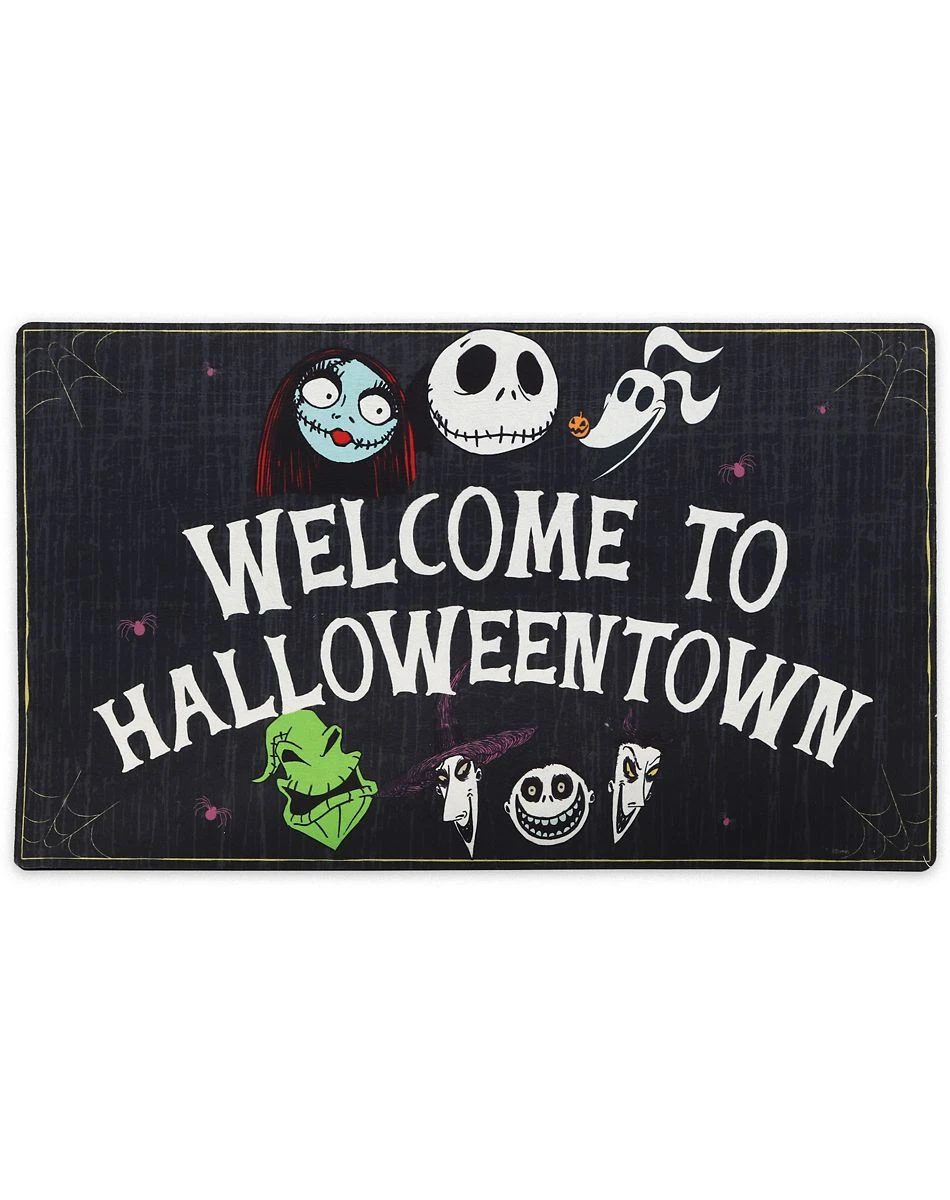Spirit Halloween Welcome to HalloweenTown Doormat - The Nightmare Before Christmas 3 Spirit Halloween Welcome to HalloweenTown Doormat - The Nightmare Before Christmas