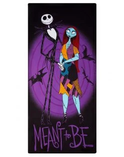 Spirit Halloween Jack and Sally Door Cover - The Nightmare Before Christmas