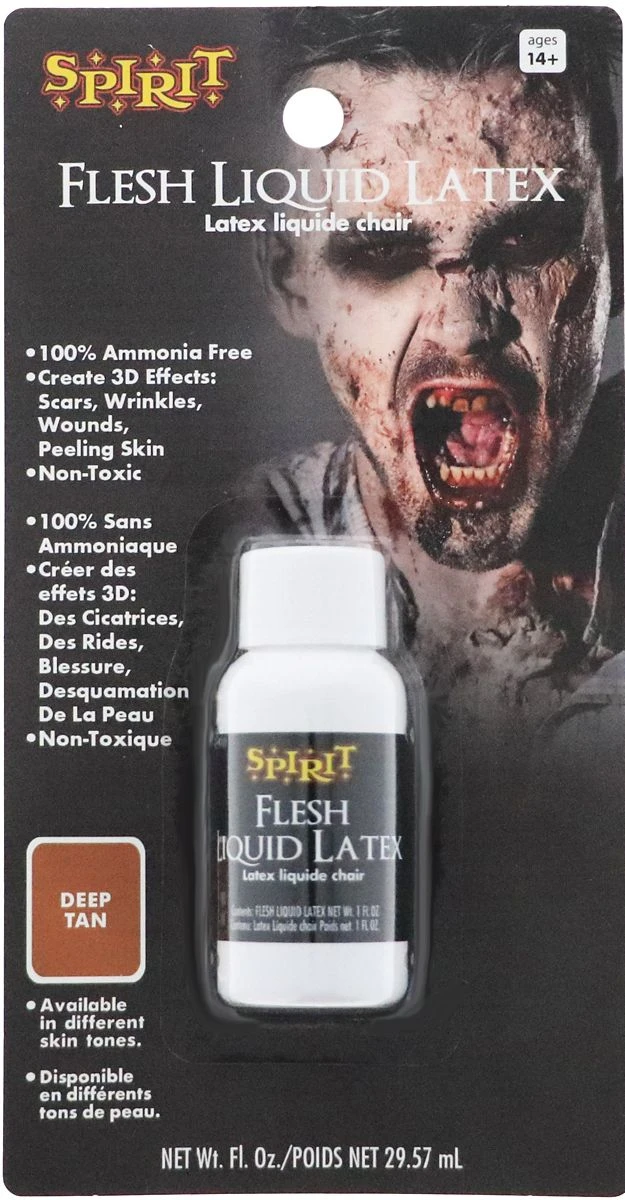 Spirit Halloween Deep Beige Flesh Liquid Latex 3 Spirit Halloween Deep Beige Flesh Liquid Latex