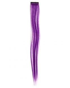 Spirit Halloween Purple Clip In Hair Extensions
