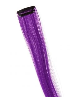 Spirit Halloween Purple Clip In Hair Extensions -MELONHALLOW Sales 01516541 d