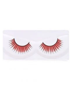 Spirit Halloween Red Eyelashes