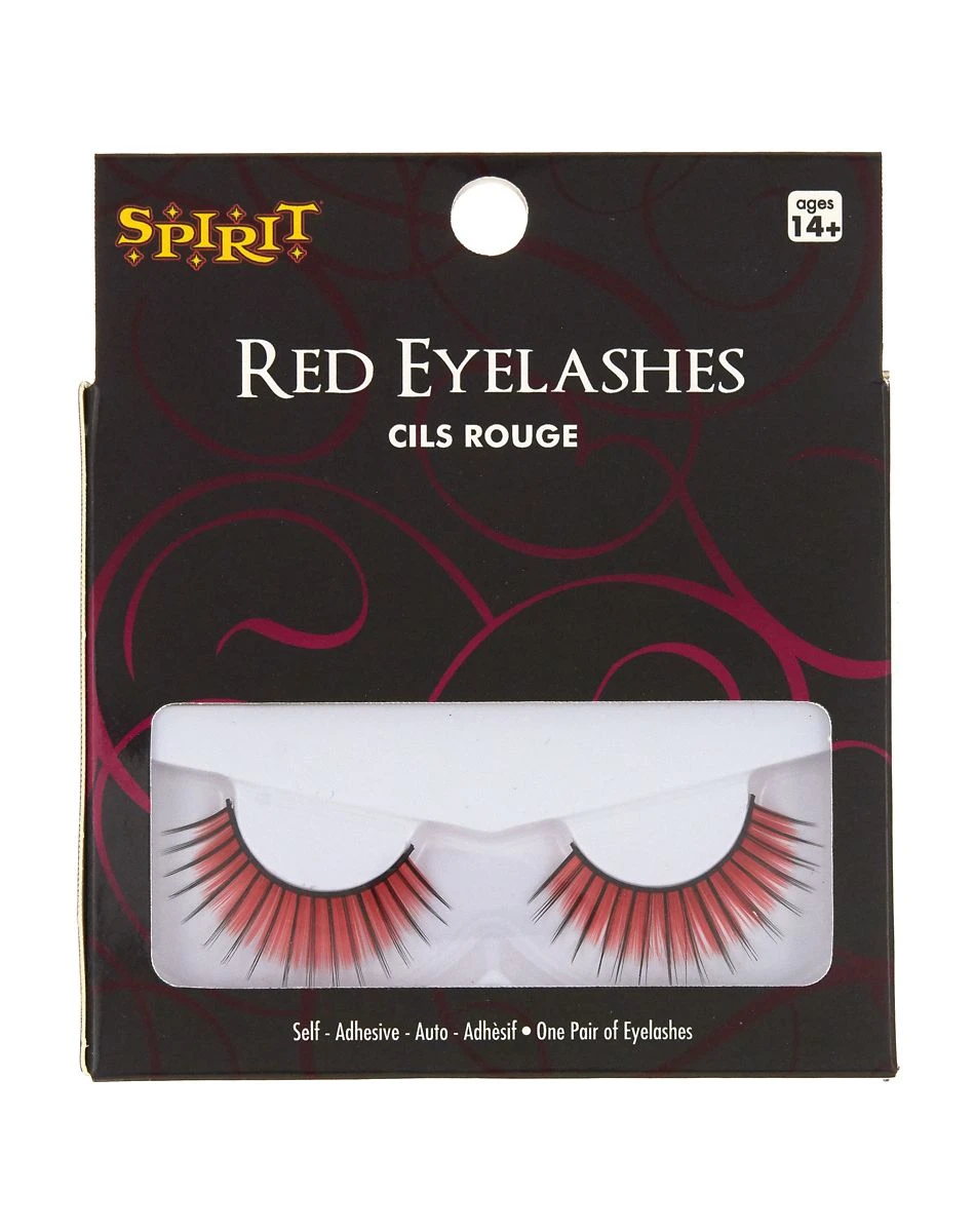 Spirit Halloween Red Eyelashes 4 Spirit Halloween Red Eyelashes - Image 2