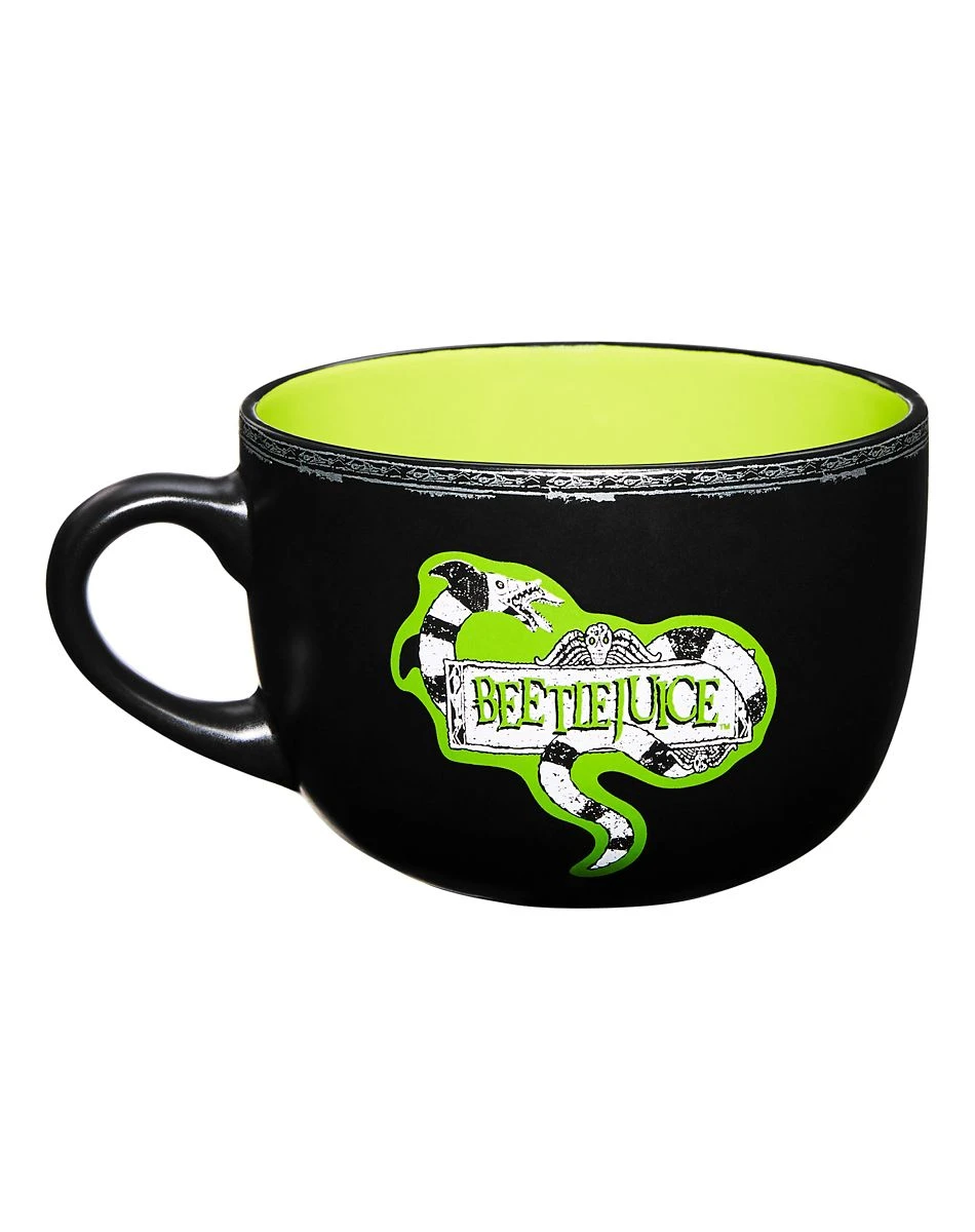 Spirit Halloween Sandworm Soup Mug 24 oz. - Beetlejuice 4 Spirit Halloween Sandworm Soup Mug 24 oz. - Beetlejuice - Image 2