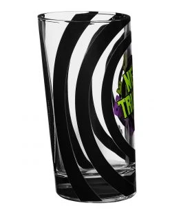 Spirit Halloween Slanted Beeetlejuice Glass 6 Spirit Halloween Slanted Beeetlejuice Glass -MELONHALLOW Sales 01517606 b