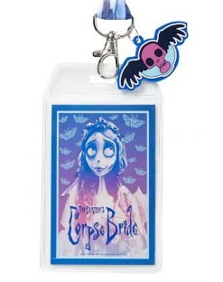 Spirit Halloween Butterfly Corpse Bride Lanyard