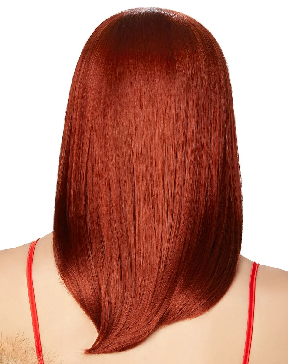 Spirit Halloween Copper and Blonde Midlength Wig 4 Spirit Halloween Copper and Blonde Midlength Wig - Image 2