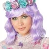 Spirit Halloween Lavender Beach Waves Wig 1 Spirit Halloween Lavender Beach Waves Wig -MELONHALLOW Sales 01520022 a