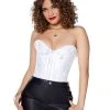 Spirit Halloween White Lace Royal Corset -MELONHALLOW Sales 01521699 a