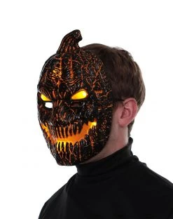 Spirit Halloween Kids Light-Up Pumpkin Half Mask 6 Spirit Halloween Kids Light-Up Pumpkin Half Mask -MELONHALLOW Sales 01522572 c