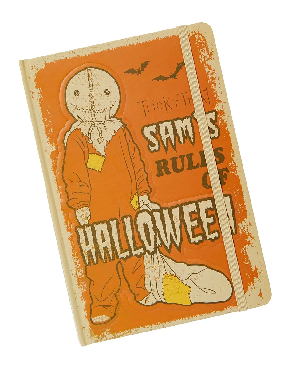Spirit Halloween Sam Rules of Halloween Journal - Trick 'r Treat 3 Spirit Halloween Sam Rules of Halloween Journal - Trick 'r Treat