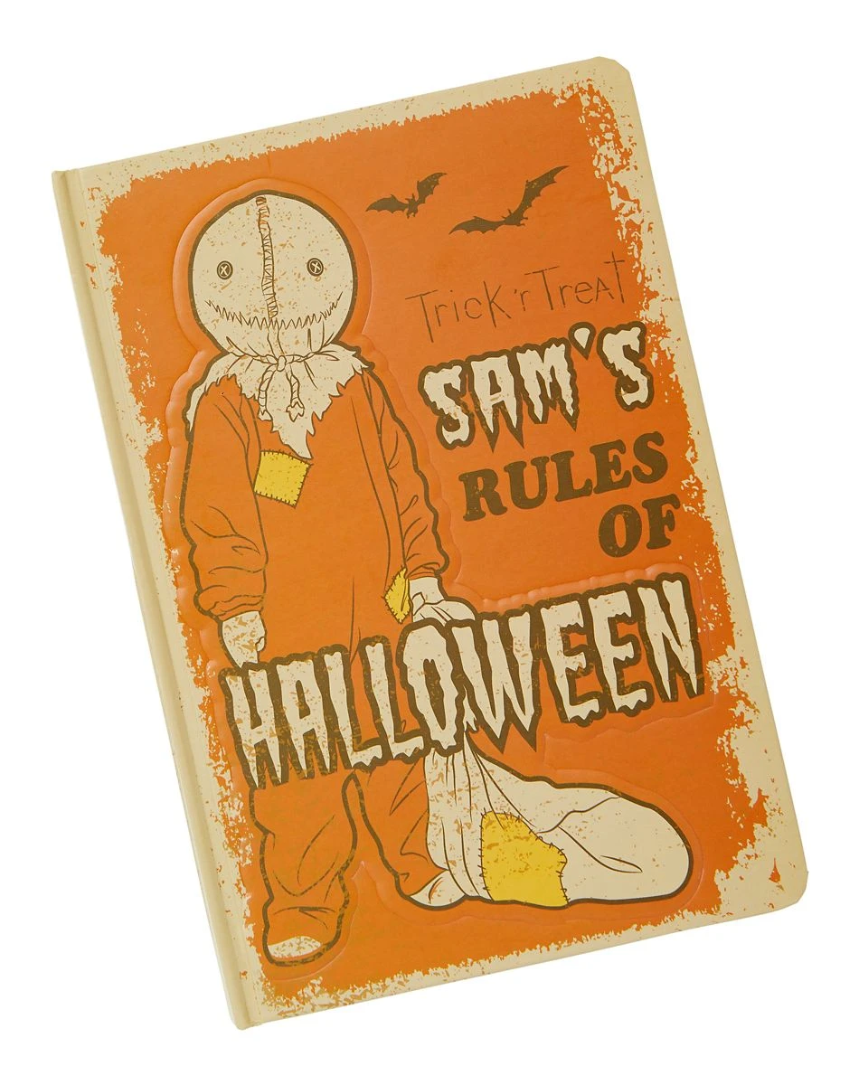Spirit Halloween Sam Rules of Halloween Journal - Trick 'r Treat 4 Spirit Halloween Sam Rules of Halloween Journal - Trick 'r Treat - Image 2