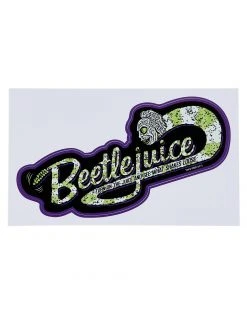 Spirit Halloween Snakehead Beetlejuice Decal