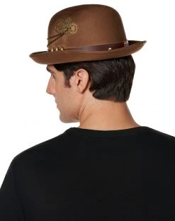 Spirit Halloween Steampunk Bowler Hat 7 Spirit Halloween Steampunk Bowler Hat -MELONHALLOW Sales 01525385 c