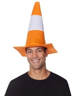 Spirit Halloween Construction Cone Hat