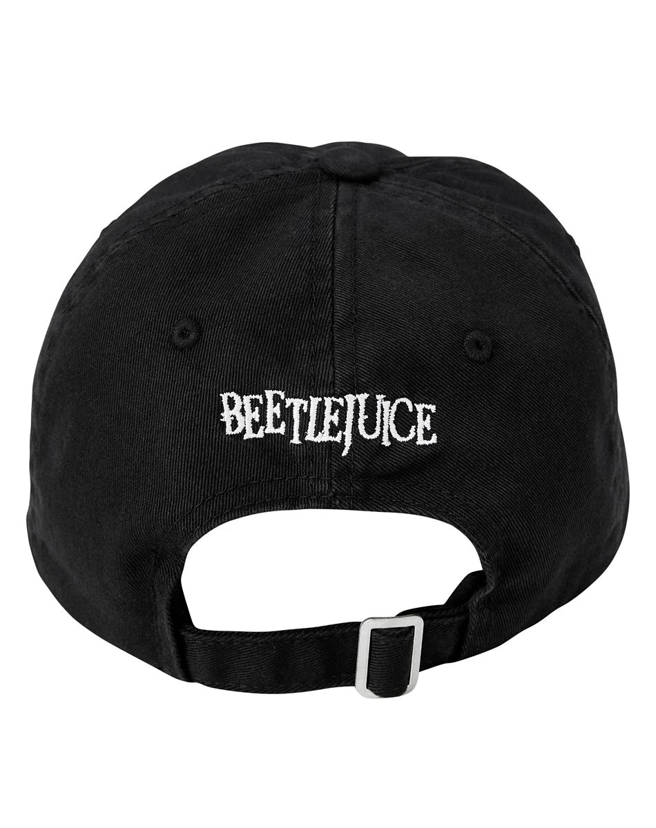 Spirit Halloween Strange and Unusual Dad Hat - Beetlejuice 6 Spirit Halloween Strange and Unusual Dad Hat - Beetlejuice - Image 4