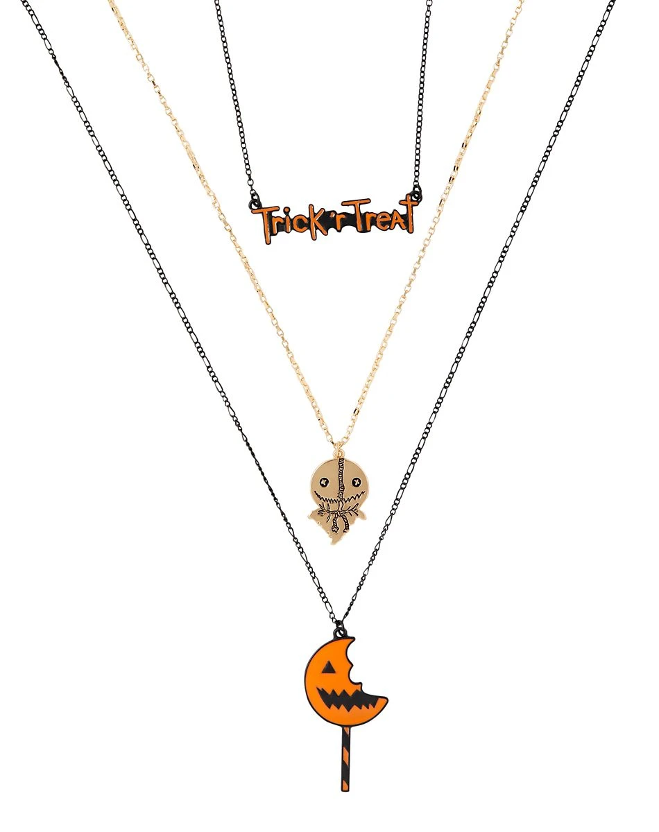 Spirit Halloween Trick 'r Treat Necklace Set 6 Spirit Halloween Trick 'r Treat Necklace Set - Image 4