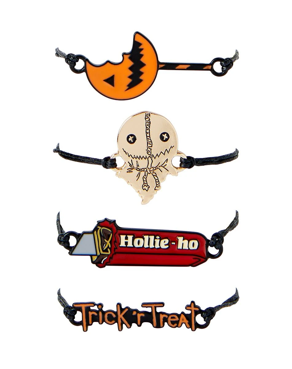 Spirit Halloween Trick 'r Treat Bracelet Set 3 Spirit Halloween Trick 'r Treat Bracelet Set
