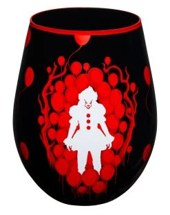 Spirit Halloween Pennywise Balloon Stemless Glass 20 oz. - It Chapter Two