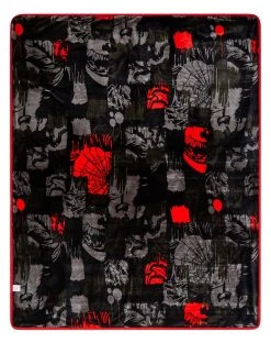 Spirit Halloween Pennywise Reversible Fleece Blanket - It -MELONHALLOW Sales 01530898 c