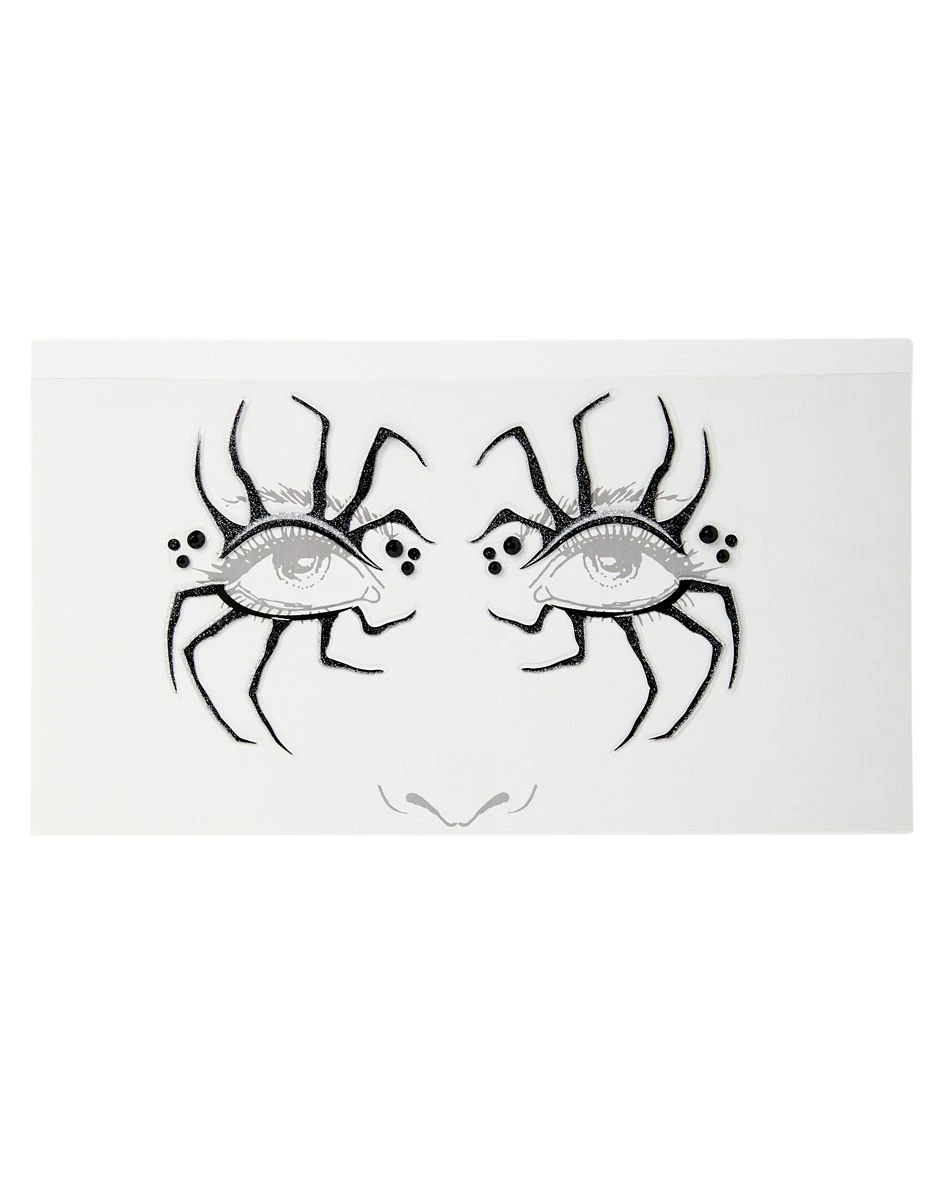 Spirit Halloween Spider Face Decals 3 Spirit Halloween Spider Face Decals