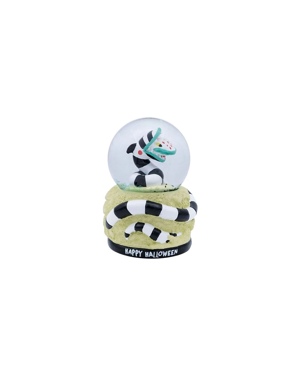 Spirit Halloween Sandworm Mini Snow Globe - Beetlejuice 3 Spirit Halloween Sandworm Mini Snow Globe - Beetlejuice