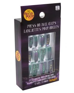 Spirit Halloween Hocus Pocus Press-On Nails -MELONHALLOW Sales 01532852 c