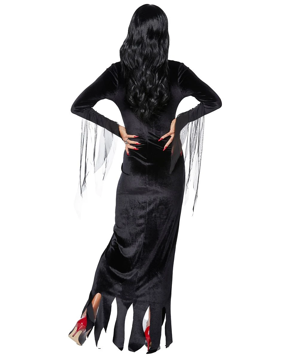Spirit Halloween Adult Morticia Addams Costume - The Addams Family 4 Spirit Halloween Adult Morticia Addams Costume - The Addams Family - Image 2