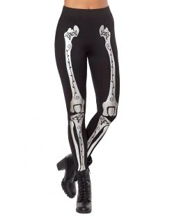 Spirit Halloween Adult Skeleton Leggings